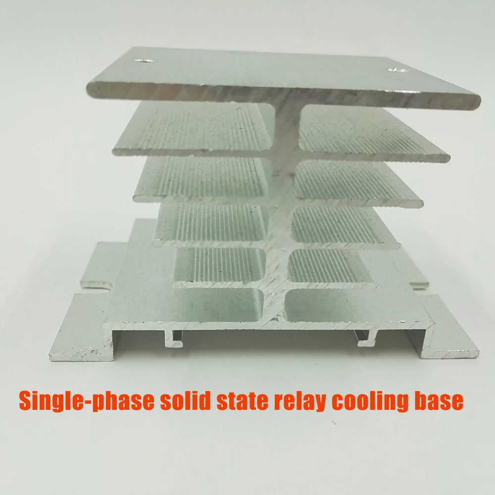 Single-phase Aluminum Solid State Relay Heat Sink Radiator Cooling Qme Default Title