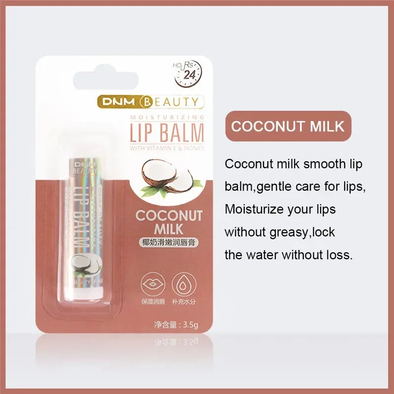 DNM 18 Colors Moisture Lip Balm Nourishes Lips Reduce Lip Lines Long-Lasting Natural Aloe Lipstick Anti Aging Lip Care Lipstick Qme 11