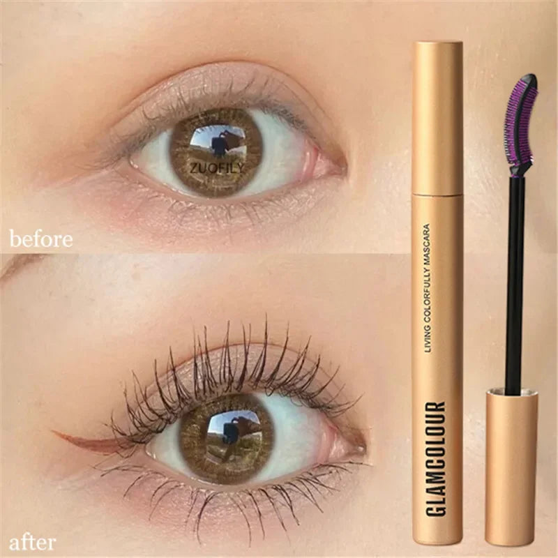 Magic Color Mascara Curl Eyelash Extension Thick Curling No Smudging Waterproof Lengthening Long Lasting Eyelash Makeup Tool Qme