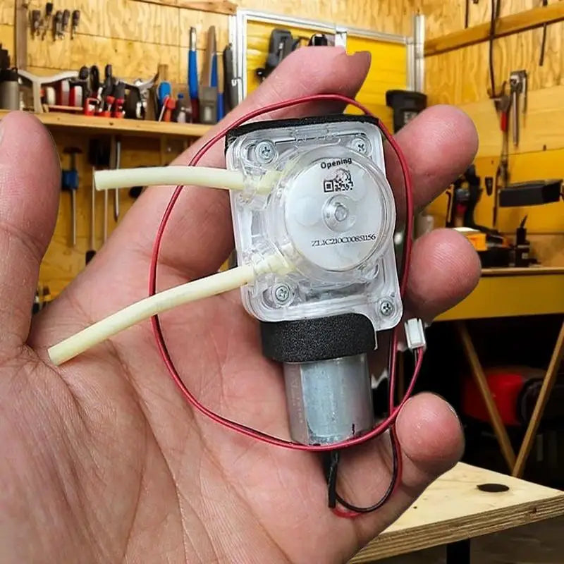 1Pc Self Priming Pump Micro DC 3V 3.7V Peristaltic Water Pump Can Change Flow Direction Of Inlet And Outlet Small Liquid Pump. Qme