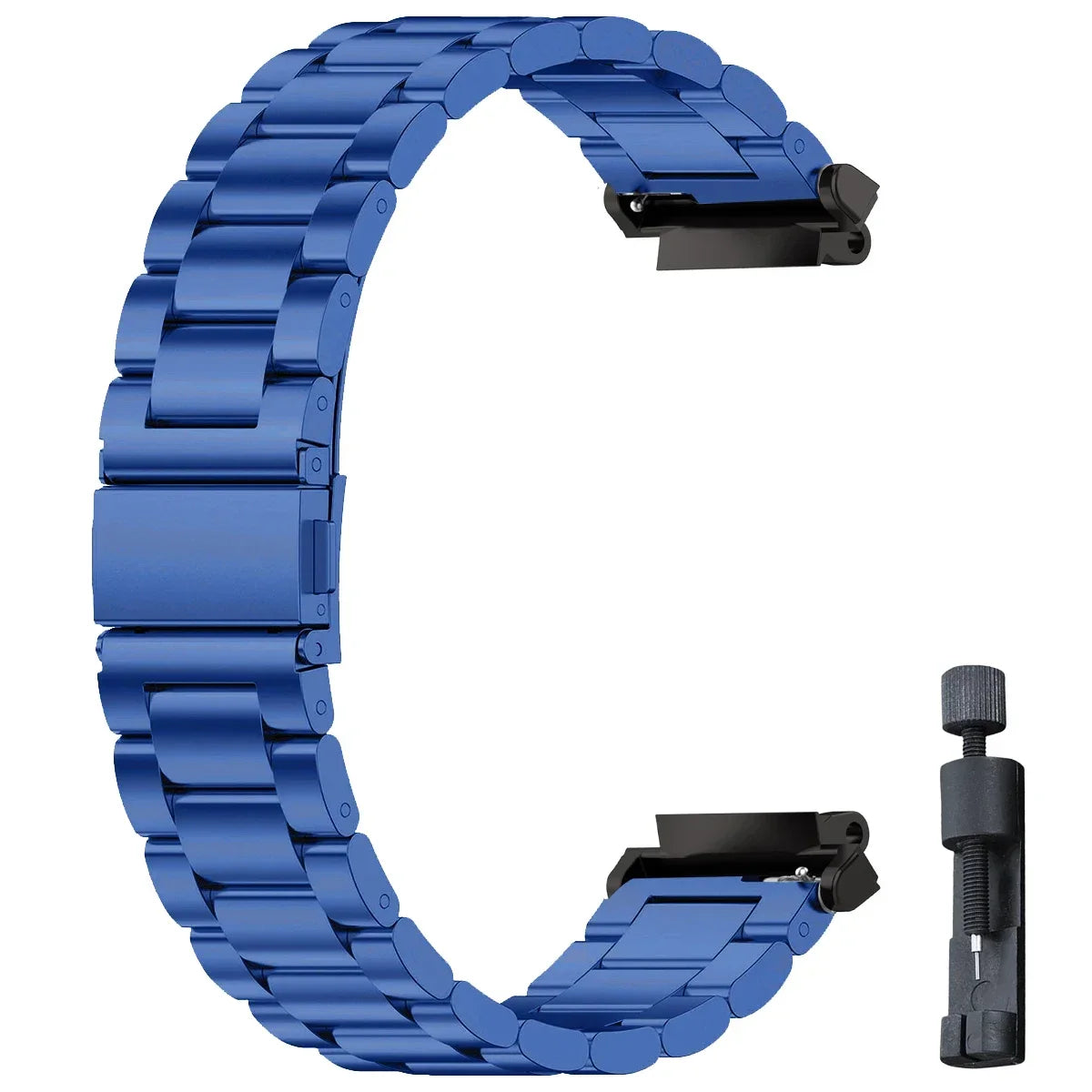 Stainless Steel Band for Amazfit T-rex 2 3 Ultra Watch Strap Metal for Amazfit Trex Pro T Rex Tyrannosaurus Smartwatch Bracelet Qme Blue T-Rex 3