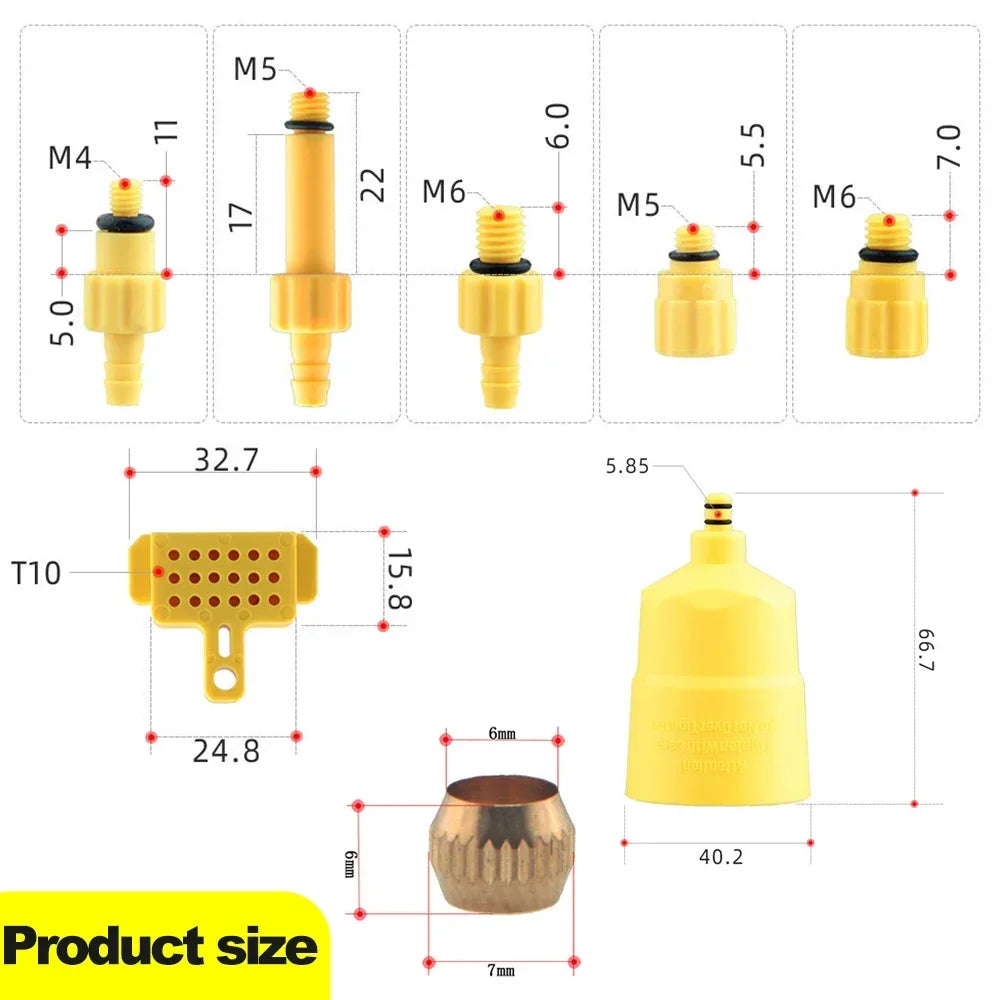 Bicycle Hydraulic Disc Brake Drain Tool SRAM MAGURA Series Road Bike Qme