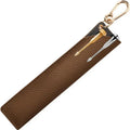 Leather Pencil Holder Bag Kawaii Pen Storage School Case Students Kids Qme Brown