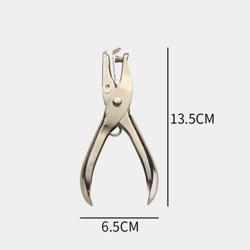 1PC Single hole punching 8 sheets capacity 6mm diameter hole punch toilet paper scrapbook hole punch Qme 1PC