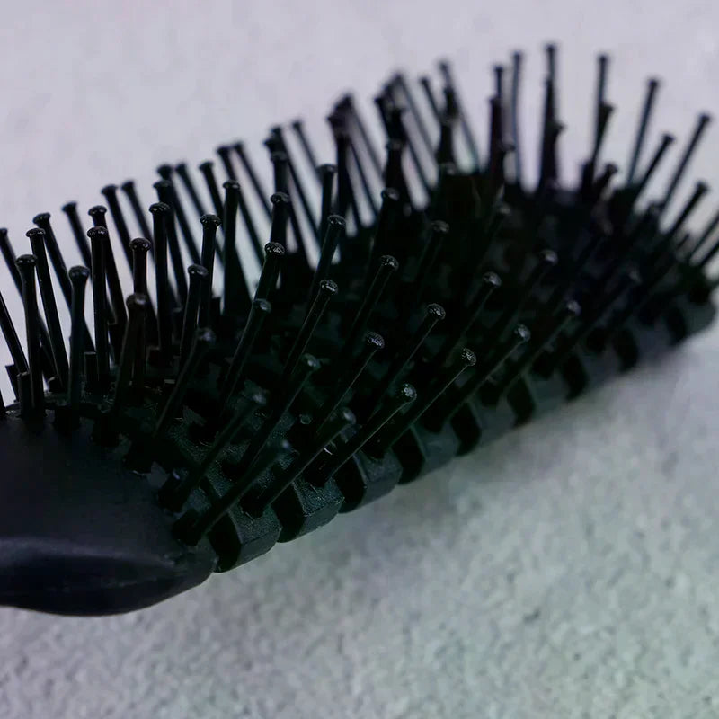 Men Plastic Vent Hair Brush Comb Anti-static Massage Care Ribs Qme