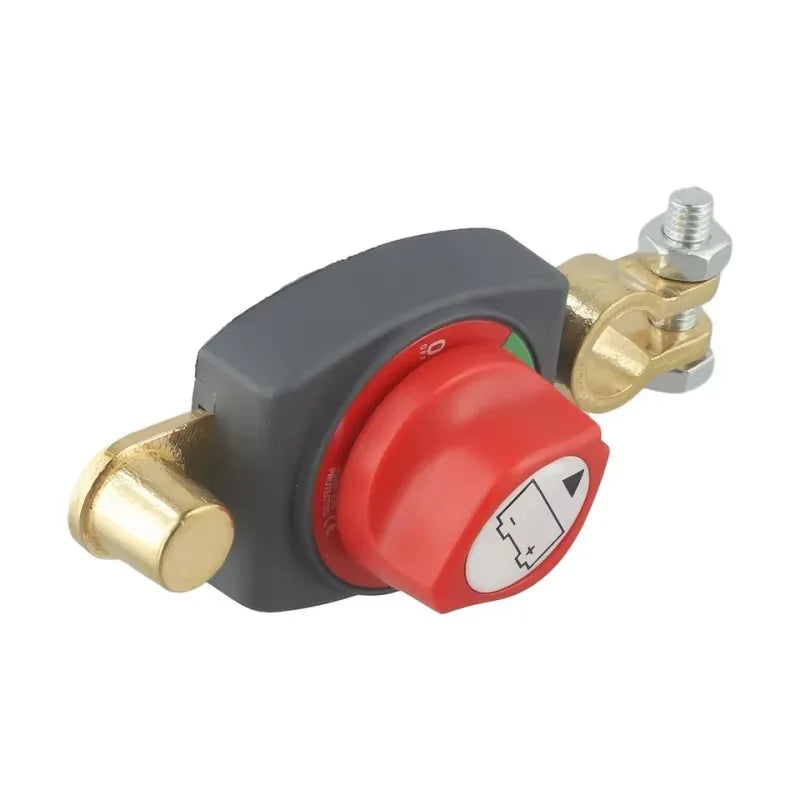 Car Battery Disconnect Switch Bidirectional Joint Can Rotate Disconnect Switch Anti-Power Off Leakage Circuit Breaker 12-24v Qme