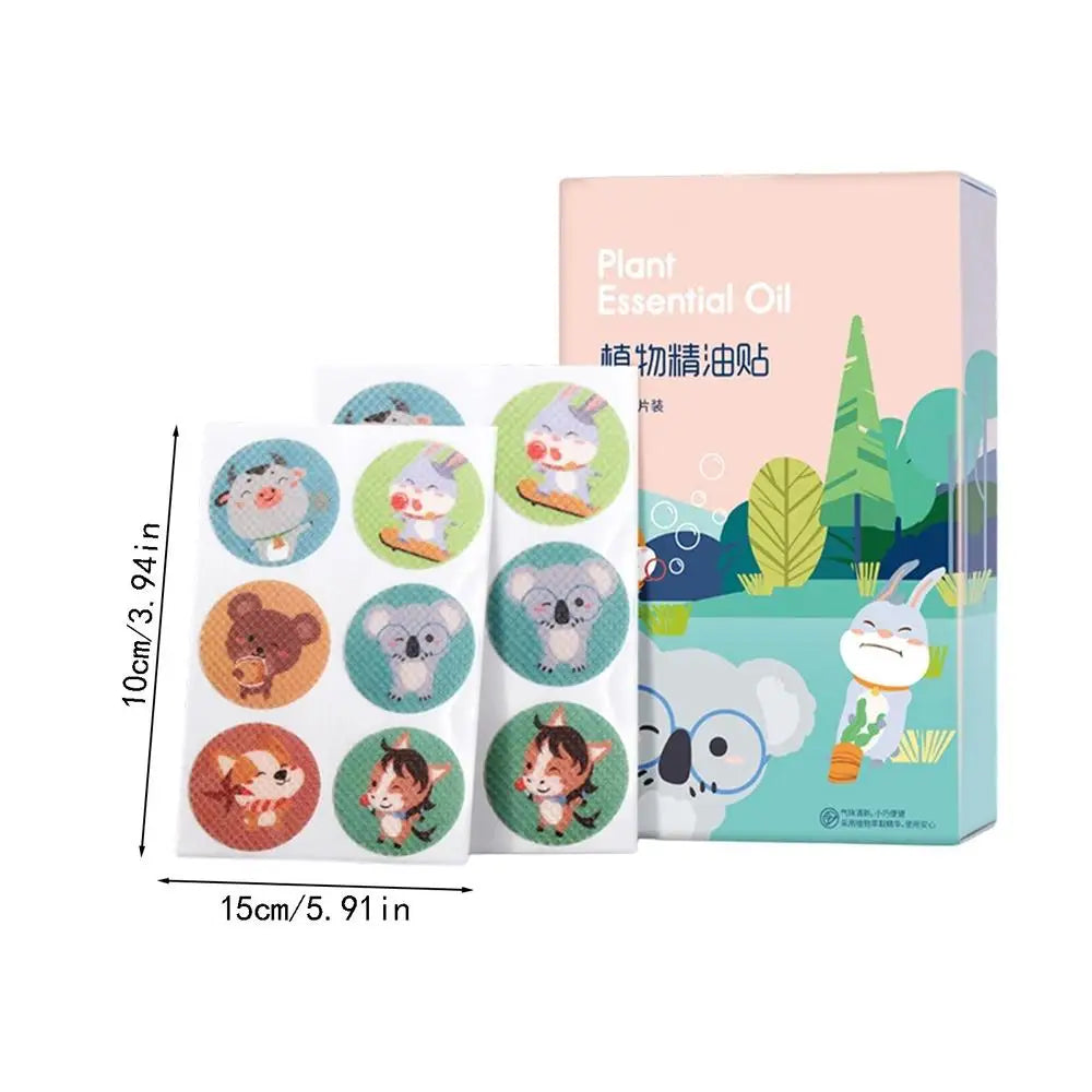 Gnat Patch 72 Piece Animal Pattern Natural Plant Oil Patches Gnat Sticker Sheets for Adults Kids Family Students Home Outdoor Qme A CN