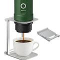 Foldable Coffee Drip Holder Aluminum Alloy Support Stand Wireless Qme Silver