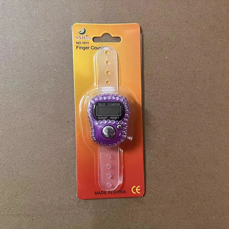 Electronic Finger Counter Ring Click Portable Resettable Digital Qme A6