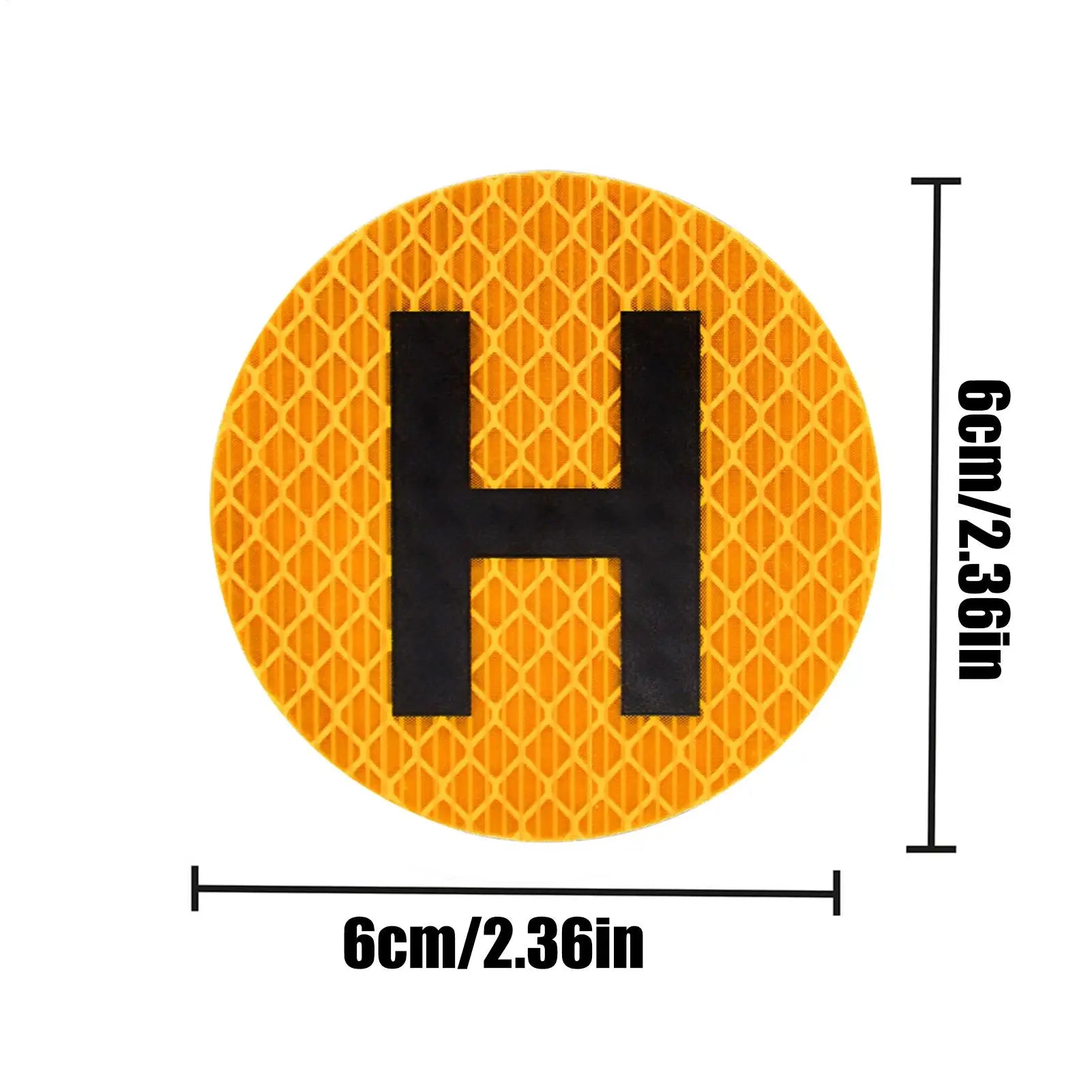 Magnetic Driver Sign Sticker Spanish Magnet Bumper Decals with H Sign Automotive Decor for Window Windscreen Door Rear Fridge Qme