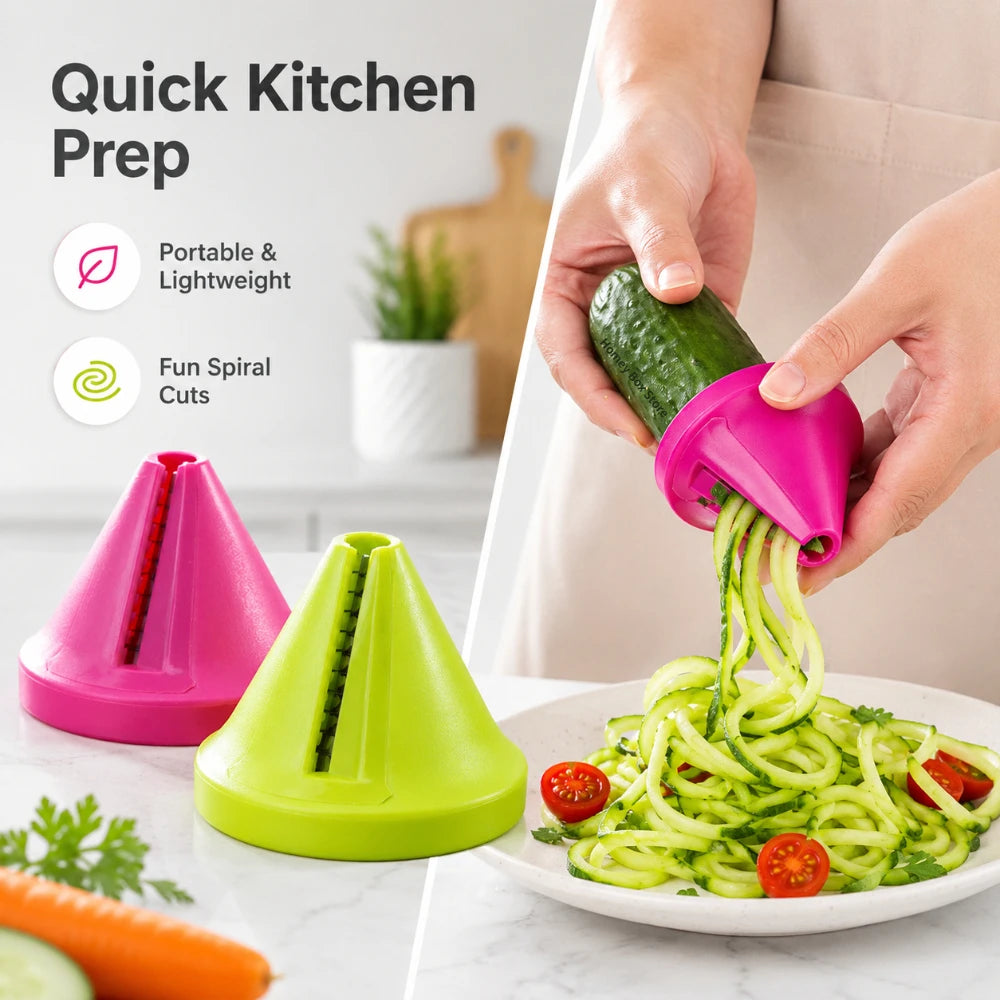 1/3/5Pcs Multifunctional Manual Rotating Spiral Peeler Veggie Fruit Shredder Grater For Potato Carrot Kitchen Prep Tool Qme