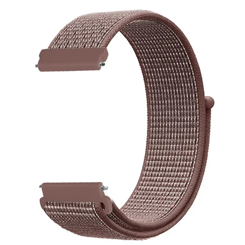 Sport Nylon Loop For COROS PACE 3 2/APEX 2 Pro/APEX Pro Wristband For COROS APEX 2 Pro 46mm 42mm Bracelet 20mm 22mm Watch Strap Qme Smokepurple For Amazfit Balance