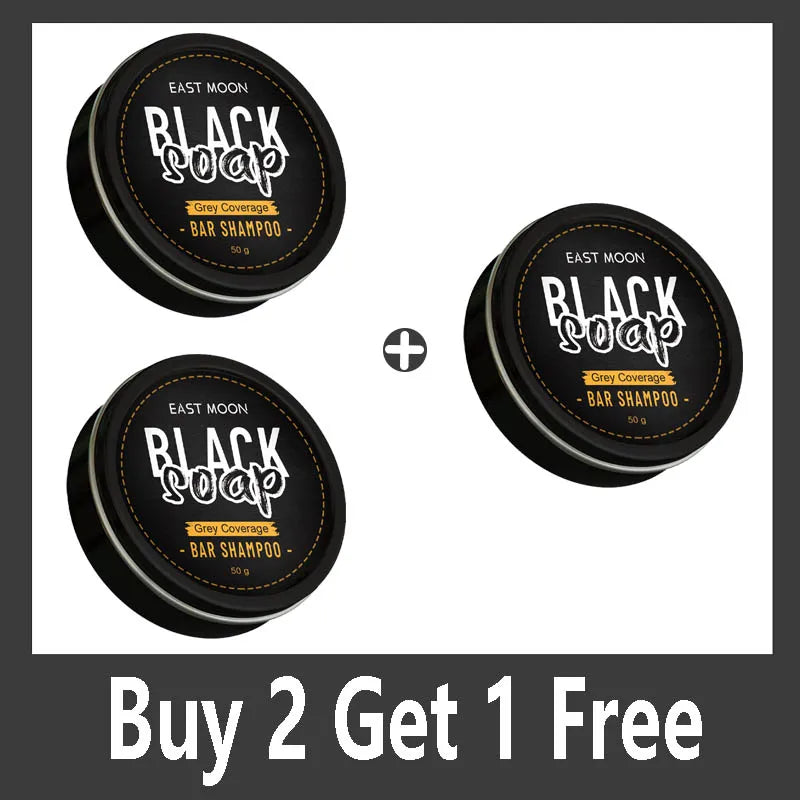 Polygonum Multiflorum Black Hair Soap Darkening Shampoo Bar Repair Gray White Color Dye Face Hair Body Shampoo For Man Women Qme Buy 2 Get 1 Free