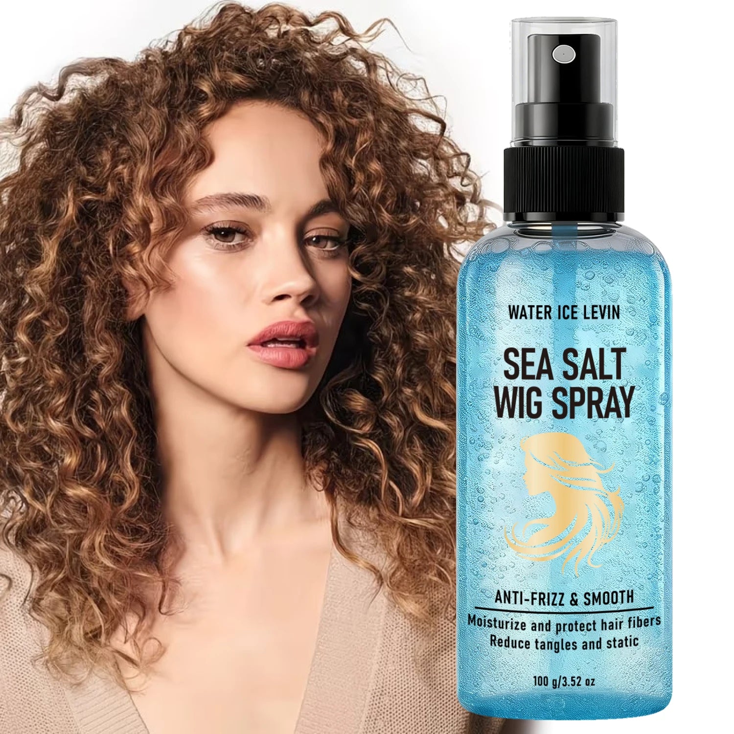 Wig Care Spray with Keratin & Biotin, Anti-Frizz & Moisturizing for Smooth Wigs Qme