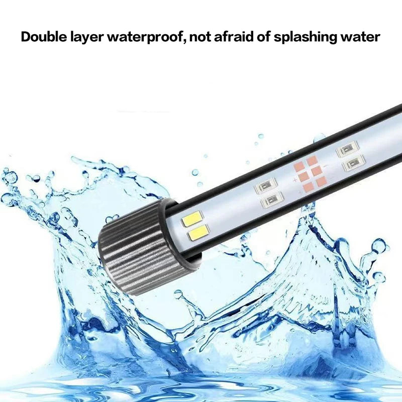 Fish Tank Light Underwater Lighting Submersible Lamp Plant Grow 110V Qme