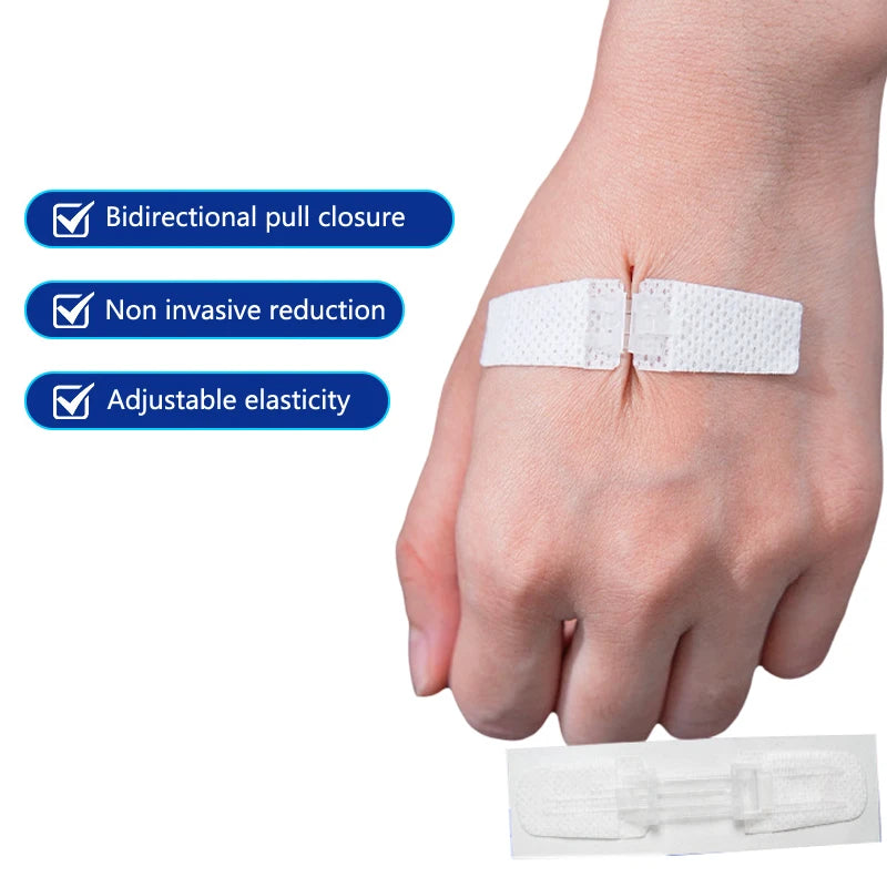 Zipper Band-aid Painless Wound Closure Patch Zip Suture Reducer Band Qme