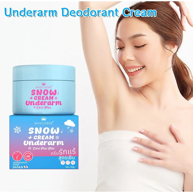 4-in-1 Underarm Care Cream 24h Long Lasting Antiperspirant Refreshing Qme