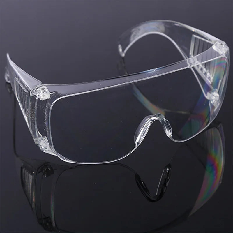 1PCS Industrial Safety Goggles Anti-Dust Windproof Anti-Splash Impact Resistant Protective Eyewear for Lab Work Qme