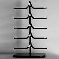 Glasses Shelf Home Organizer Space Saving Plastic Sunglasses Show Qme Black