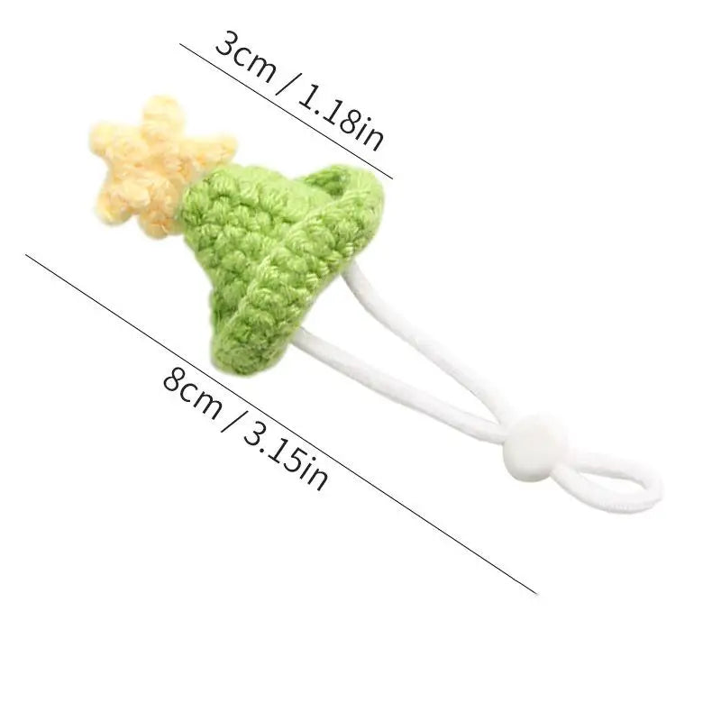 Cute Handmade Knitted Hat Pet Tiny Hamster Parrot Chipmunkguinea Pig Qme A1