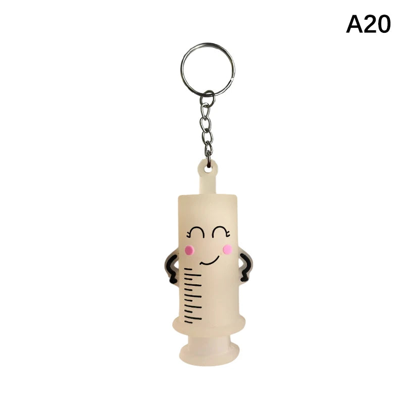 Shaped Ampoule Bottle Opener Keychain Rubber Cutter Aid Medication Vial Breaker Tool For Home Nurses And Doctors Qme A20