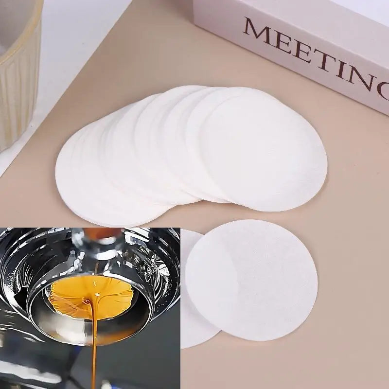 100 Coffee Paper Filter Puck Screen Portafilter Breville Barista 51 Qme