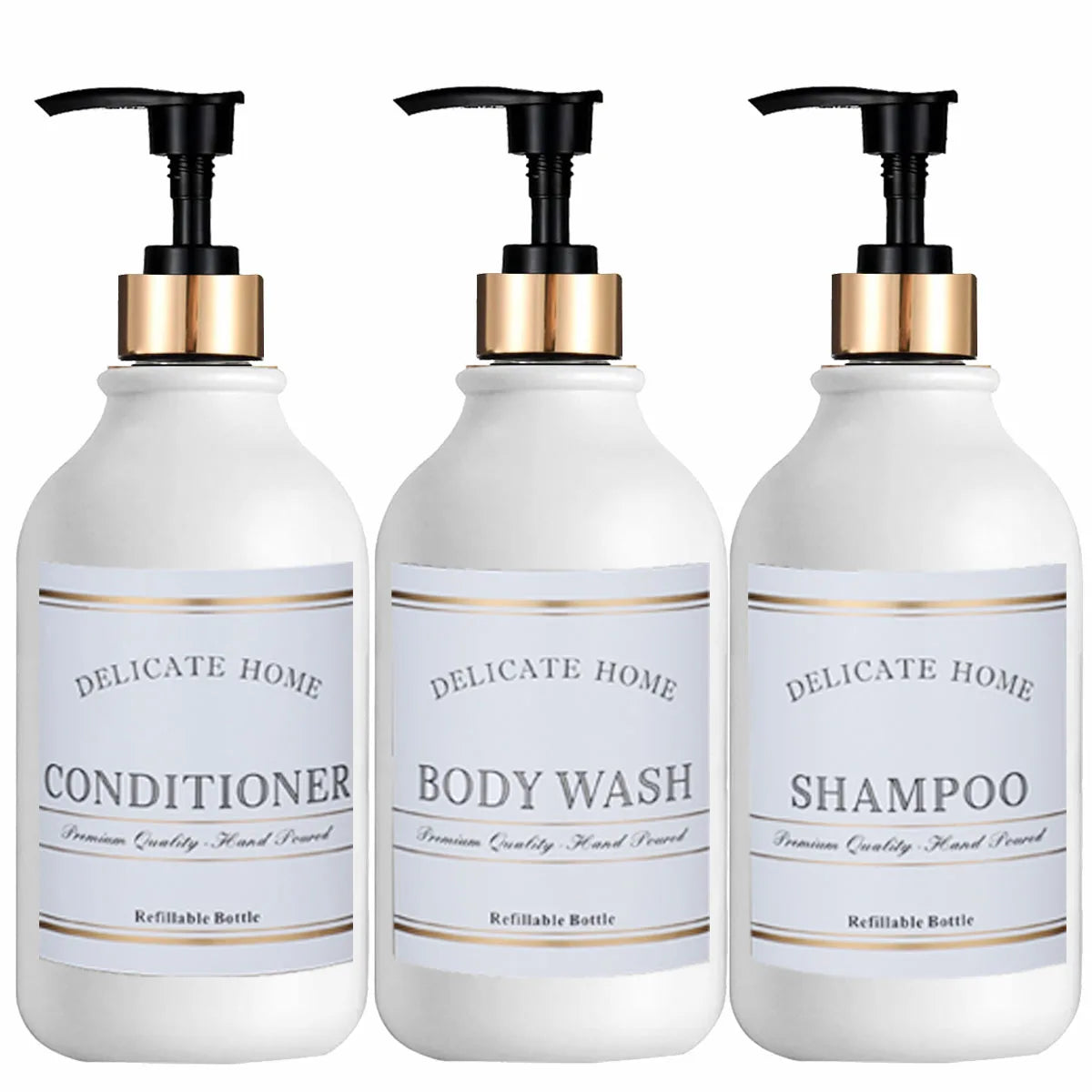 Soap Dispenser with Pump and Labels Dish Soap Dispenser for Kitchen Sink Countertop Decoration Refill Hand Wash Bottle Qme E