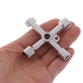 .4 Way Utility Key for Electric Water Gas Meter Box Cupboard Cabinet Opening Key. Qme 1pc