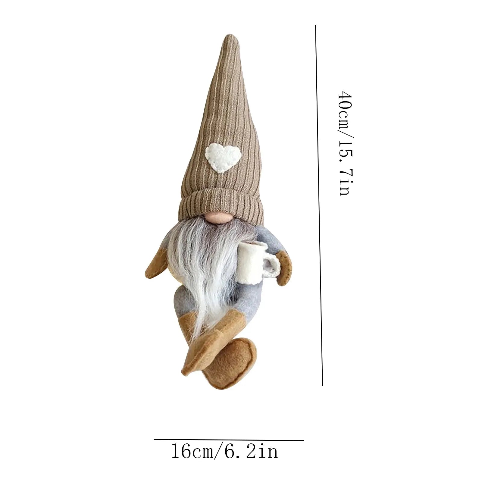 Fabric Colorblocking Faceless Gnome Ornament Tiered Tray Farmhouses Doll Decoration Home Desktop Cabinet Ornaments Party Gifts Qme