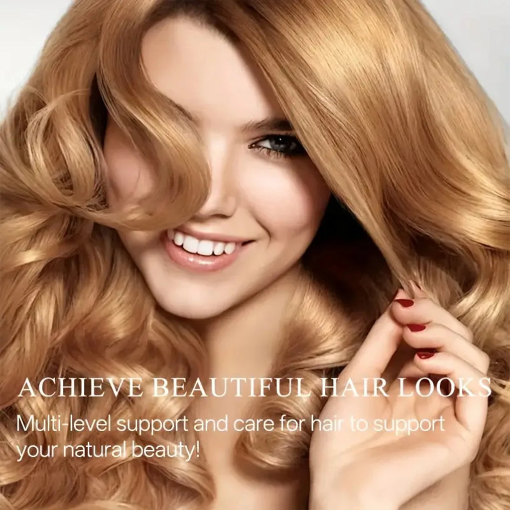Plant-Based Essence Hair Mask, Moisturizing and Repairing Care, Leaves Hair Silky Smooth, Enhances Vitality and Shine Qme