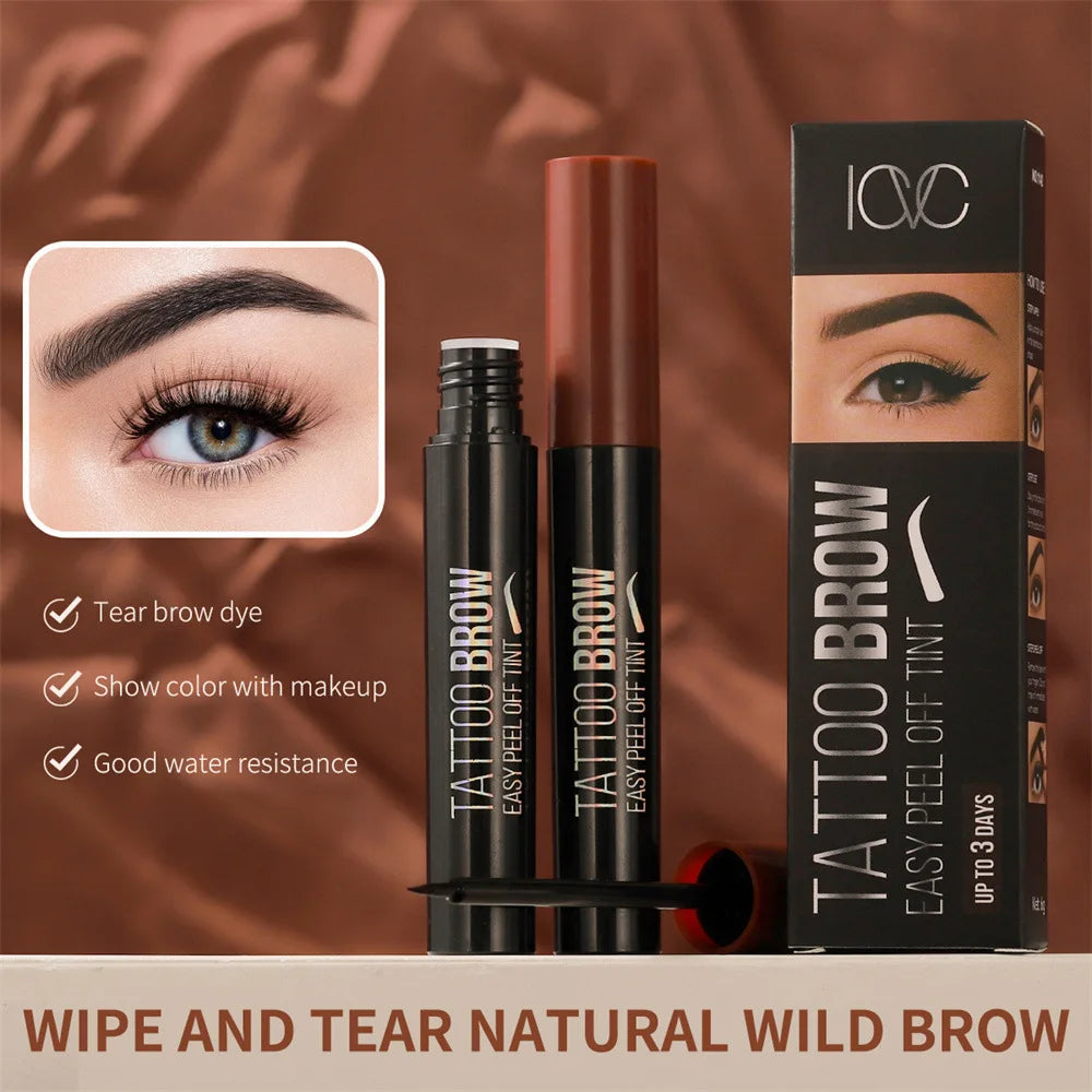 Tear-away Eyebrow Tint Cream Smudge-proof Long-lasting Flawless Qme