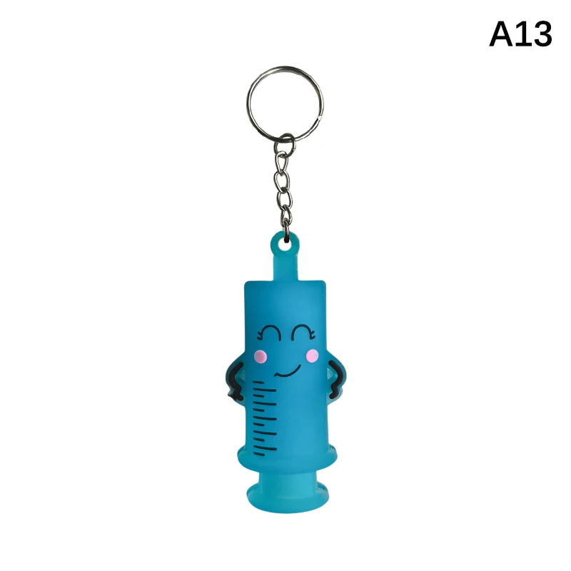 Shaped Ampoule Bottle Opener Keychain Rubber Cutter Aid Medication Vial Breaker Tool For Home Nurses And Doctors Qme A13