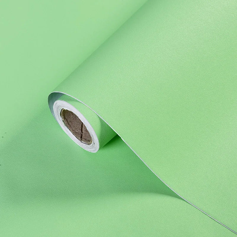 Dark Grey DIY Decorative Film PVC Self Adhesive Wallpaper Furniture Qme Matte Green 3 10mx55cm 394x22in