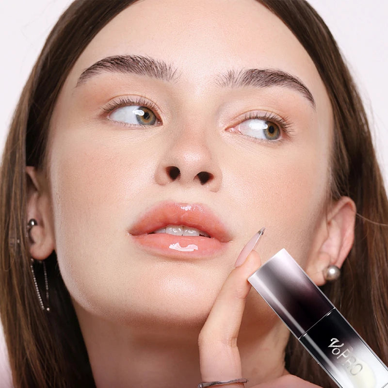 Hydrating Lip Gloss Essence Oil - Vitamin E, Moisturizing & Nourishing Lip Balm, Long-Lasting, Non-Greasy, Soft Hydrated Lips Qme