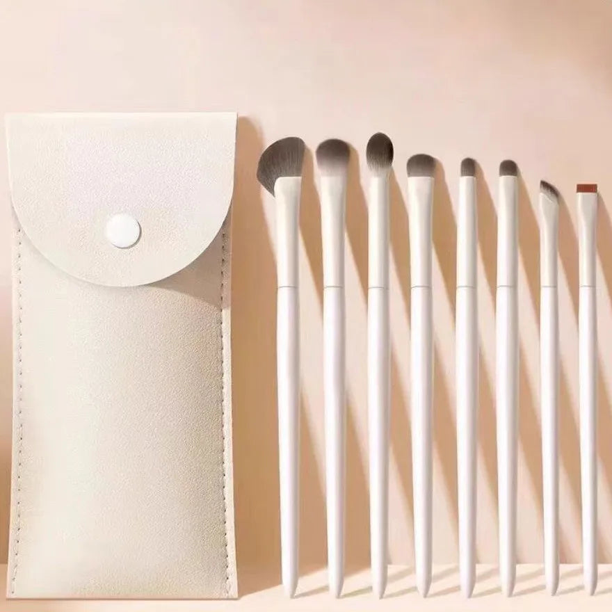 Eye Shadow Brush Beginners Including Application Under-eye Liner Qme 8pcs