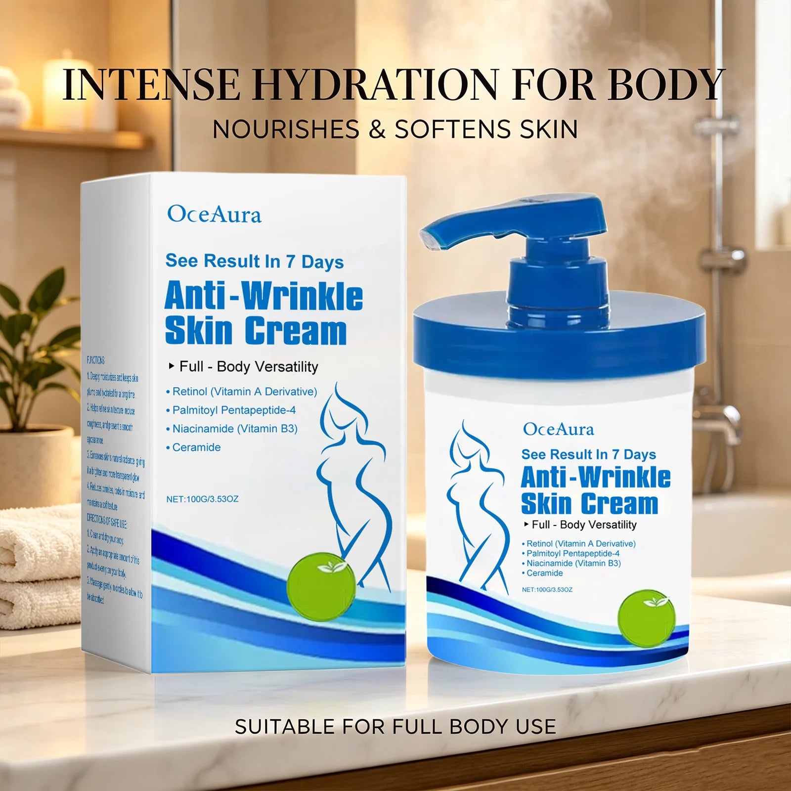 Oceaura Anti-wrinkle Cream Retinol Pore Tightening Silky Refreshing Qme