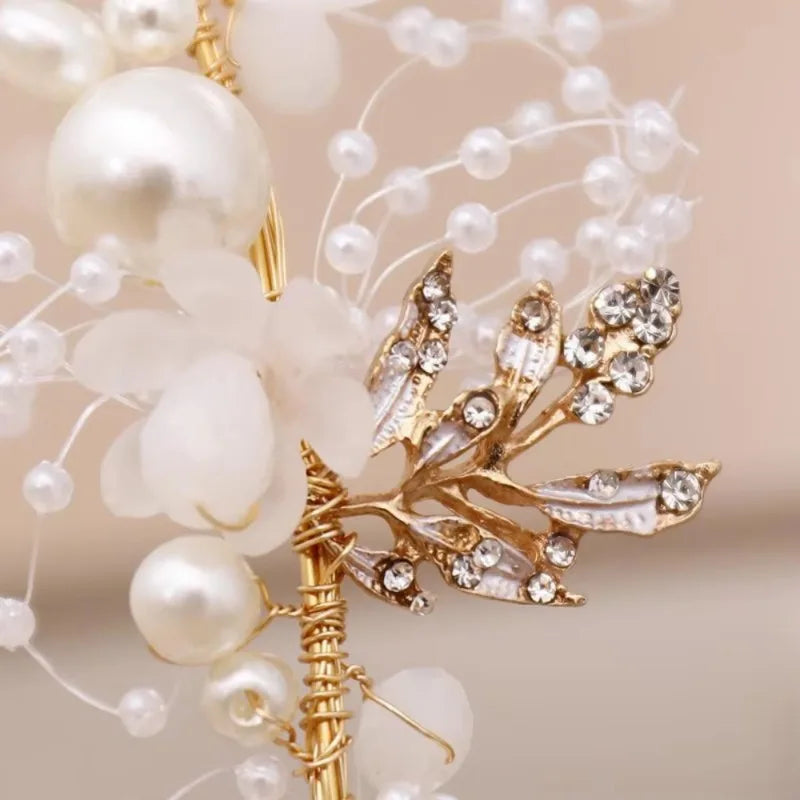 Children's Wreath Headbreads Princess Tiara Crown Decoration Bride Qme