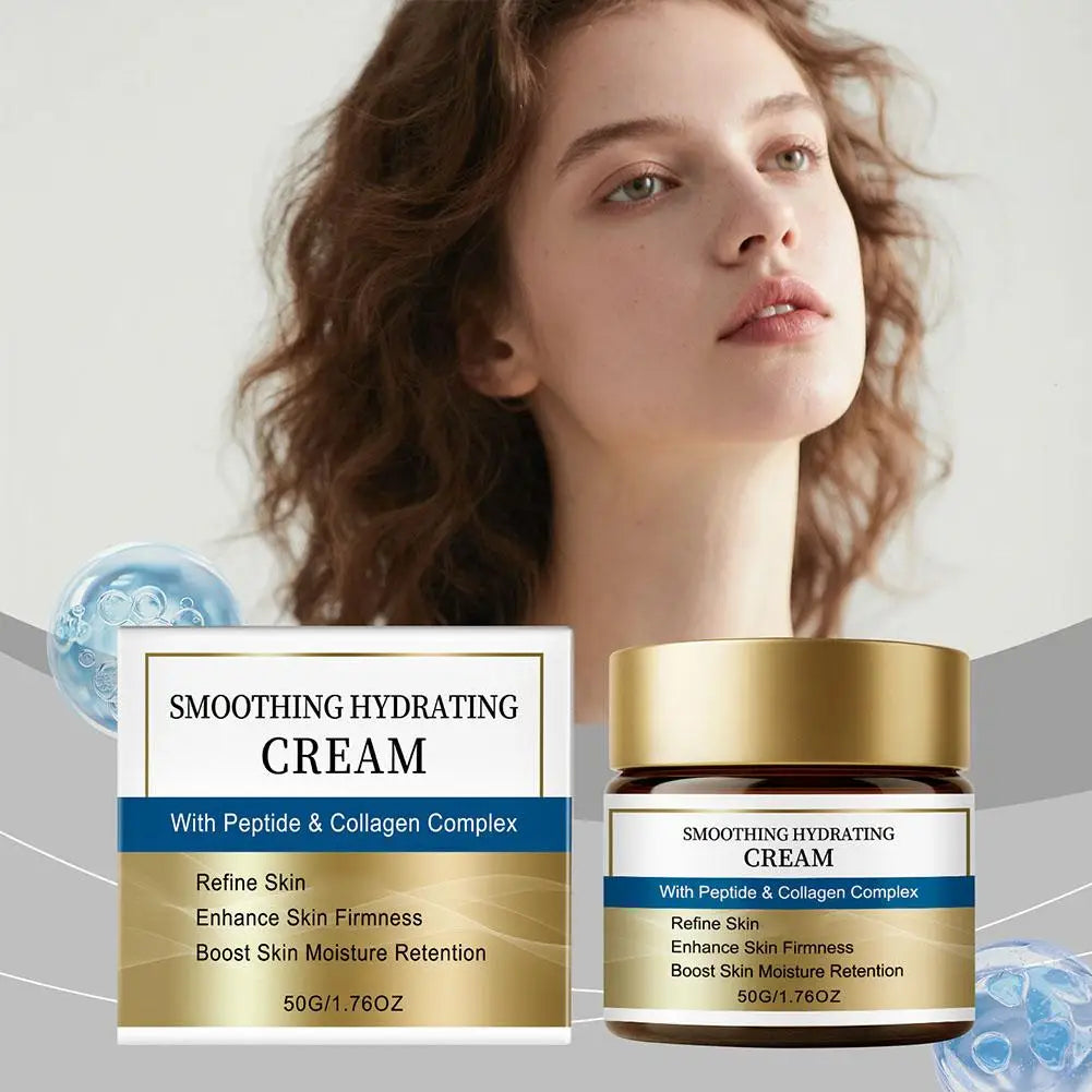 Peptide Collagen Moisturizing Hydrating Nourishes Cream Firming Moisturizer Improves Skin Texture Beauty Care Facial Skin Care Qme