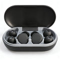 Sleep Earplugs 36dB Noise Cancelling Adjustable Air Pressure Qme black