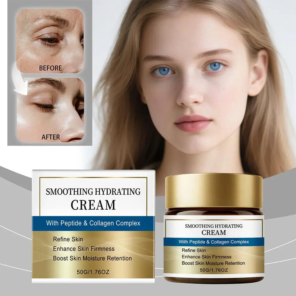 Peptide Collagen Moisturizing Hydrating Nourishes Cream Firming Moisturizer Improves Skin Texture Beauty Care Facial Skin Care Qme