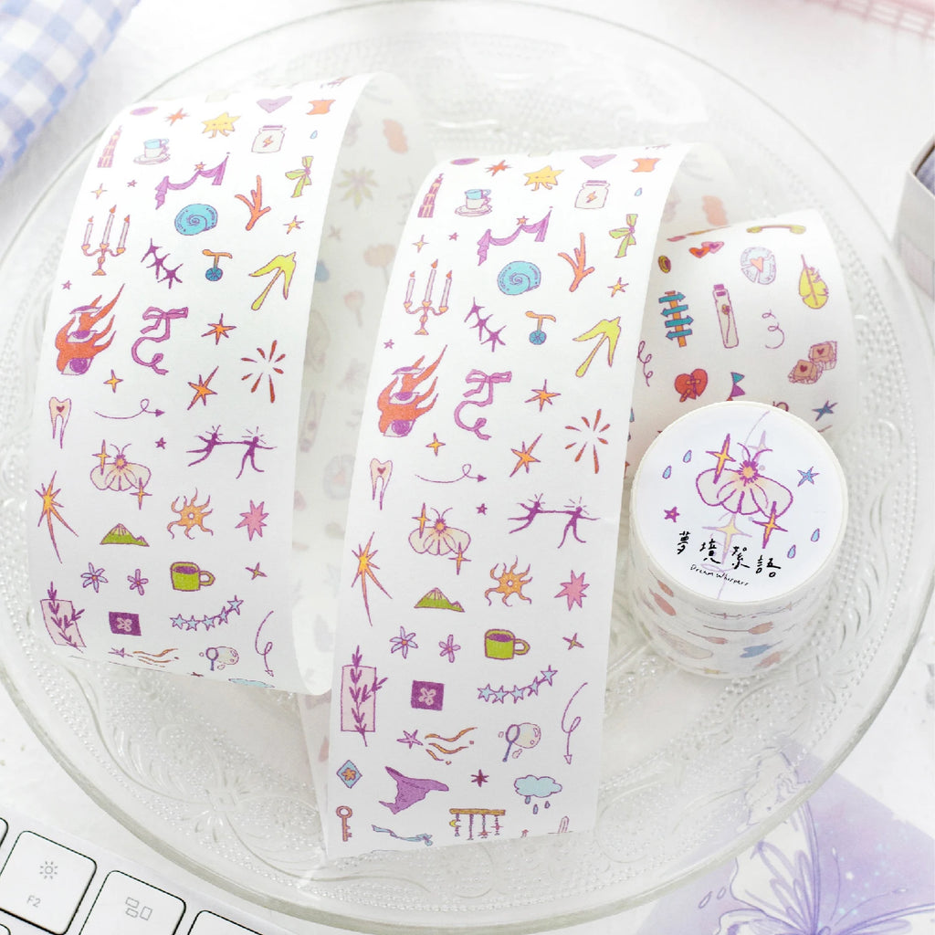200cm/Roll INS Cartoon Masking Tapes Daily Life Decorative Label Stickers for Journal Scrapbooking Diary Album Stationery Tape Qme