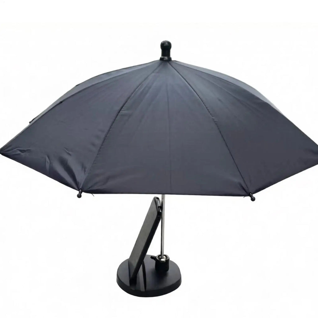 Table Umbrella Windproof Telescopic Phone Sun Canopy Mini Outdoor Qme