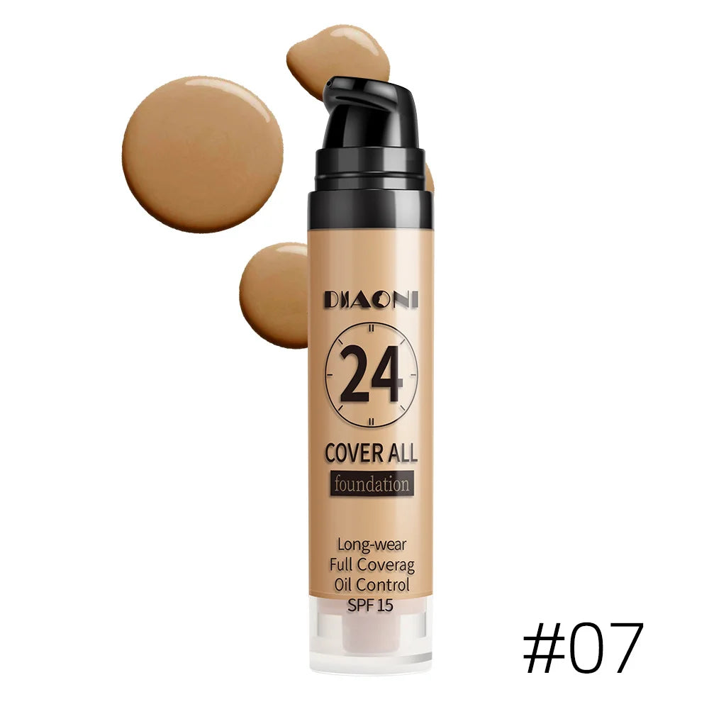 Professional Makeup 9-color Waterproof Moisturizing Liquid Fully Qme 07