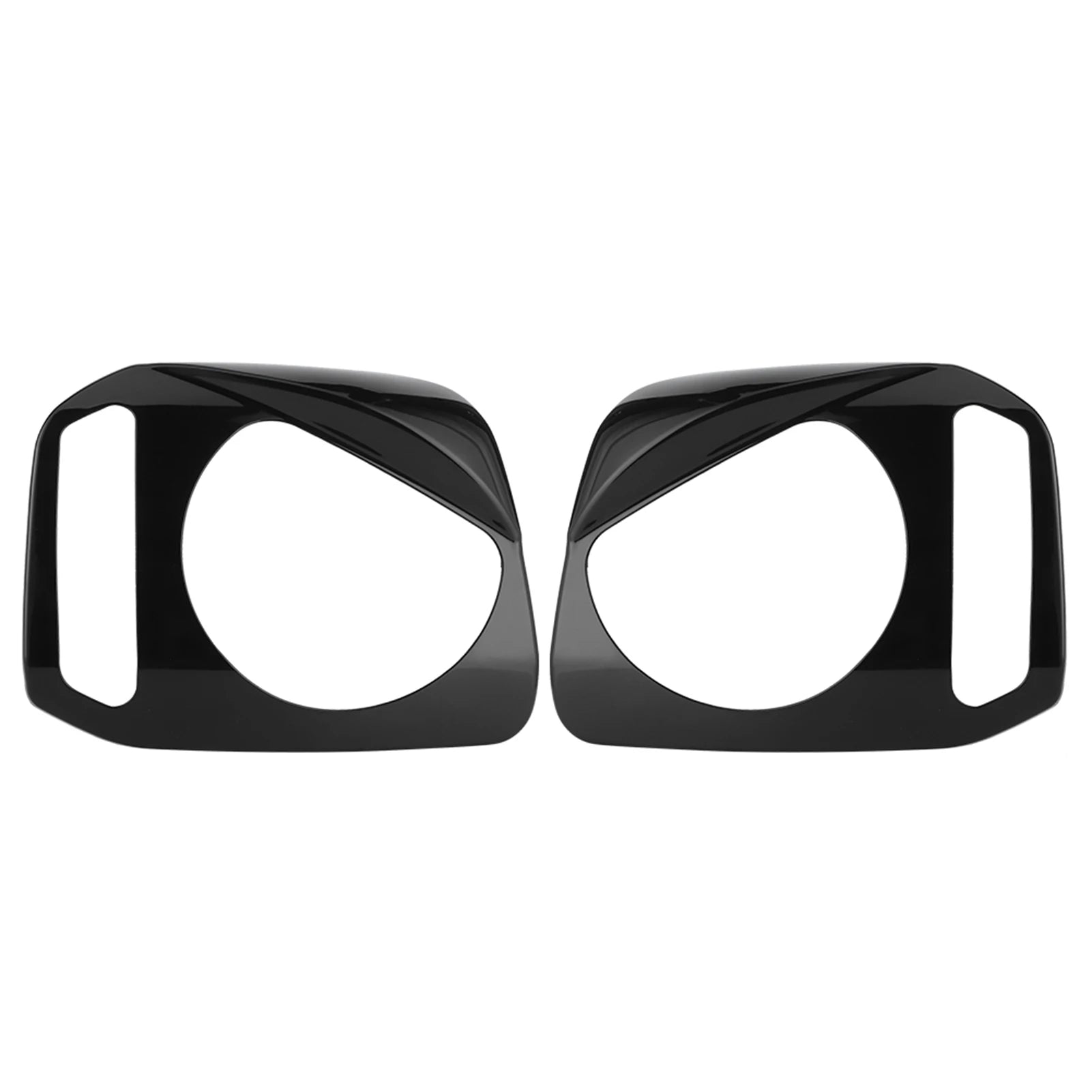 Car Front Headlight Cover Headlamp Trim Decor Fit for Jimny 2007‑ 2017 Front Lamp Decor Head Light Cover Trim Qme A