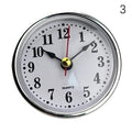 Clock Craft Quartz Movement Dia65mm Round Clocks Insert Roman Number Little Clock Arabic Numbers Wall Decor Qme 3