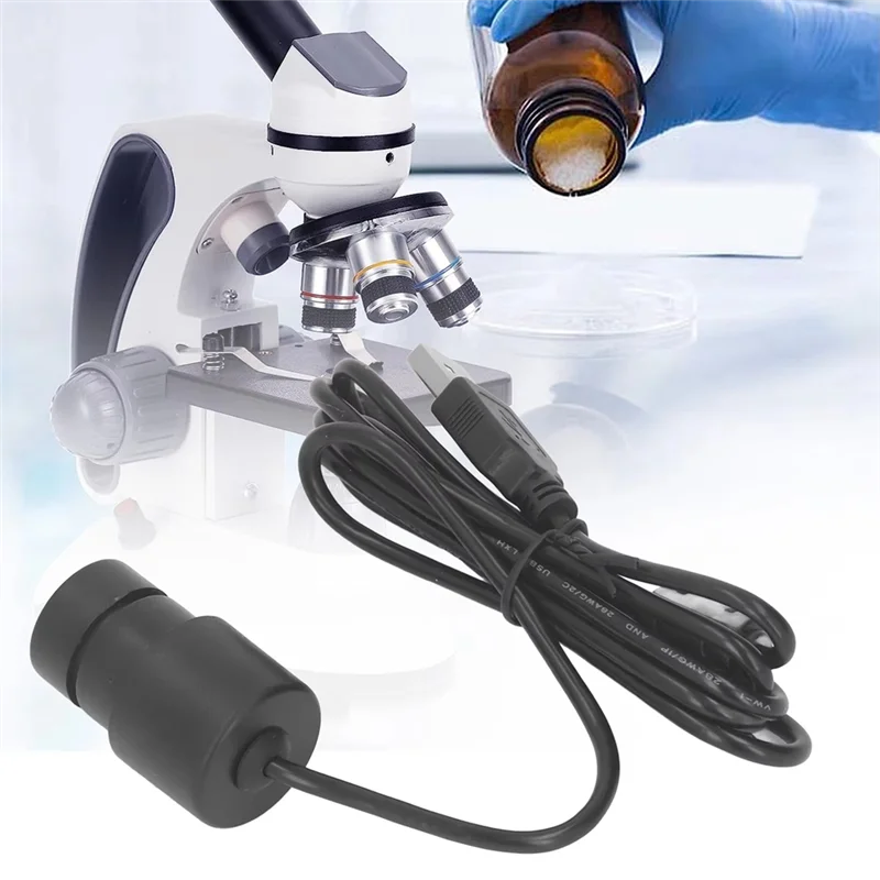A02F-Electronic Eyepiece For Microscope For Science Education Classroom USB Port Connects To Computer, No Driver Required Qme
