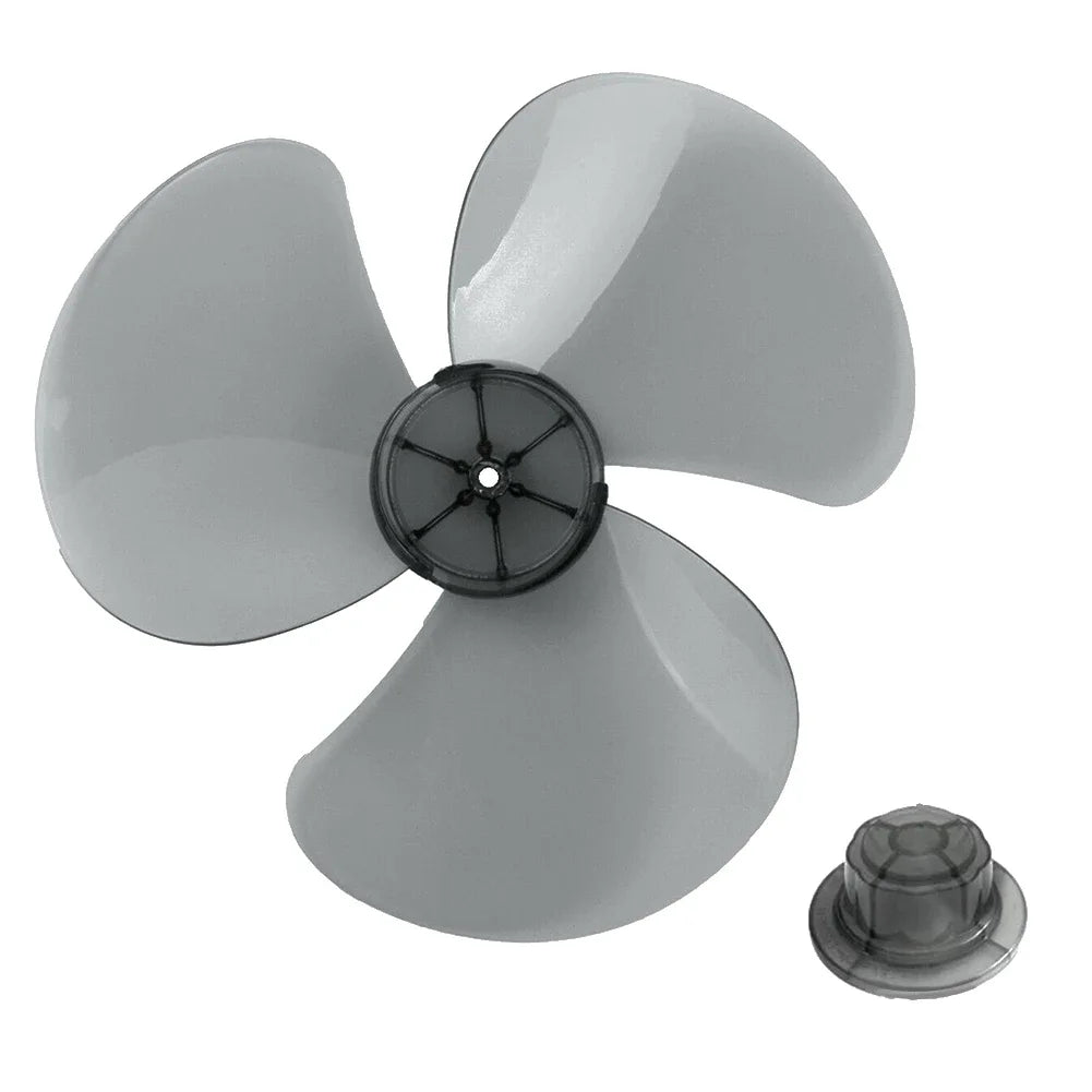 16 Inches Big Wind Plastic Fan Blade 3 Leaves For Midea And Other 16inch 400mm Fans Parts Electric Fan Accessories Qme Black