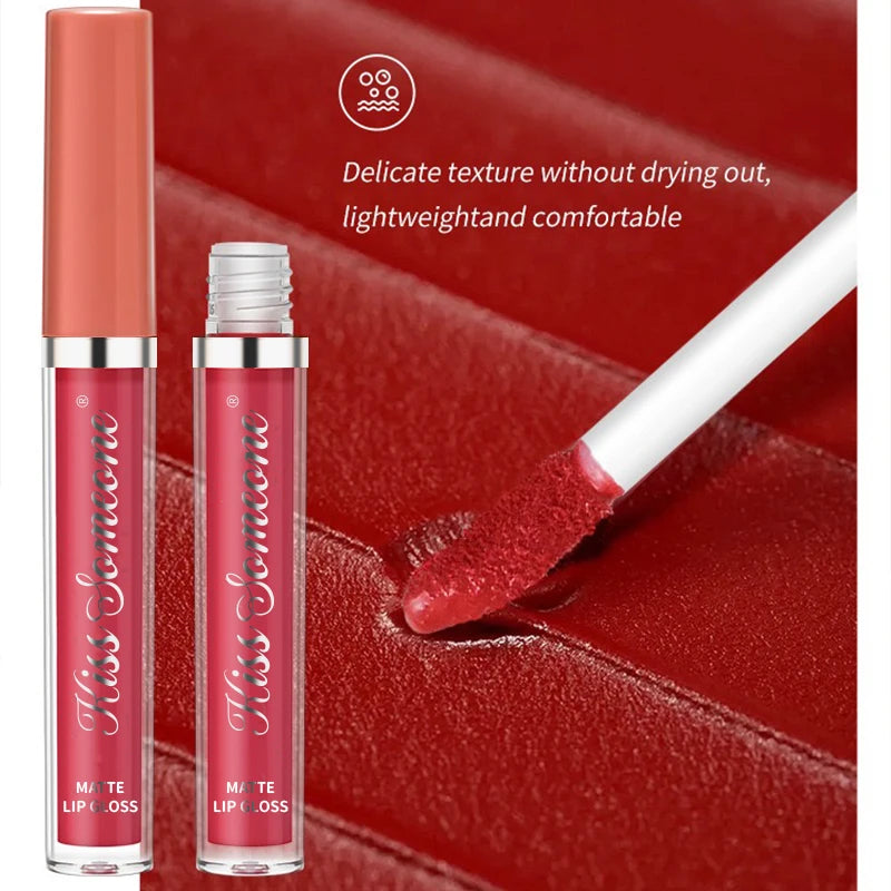 6pcs/1set matte lipstick set,long-lasting,non-stick cup,waterproof lipstick,suitable for Halloween,suitable for all skin types Qme
