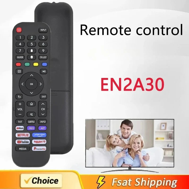 Universal Remote for All Hisense TV Remote Replacement Smart TV Remote for Hisense 4K UHD Android Smart TV with Netflix Prime Qme