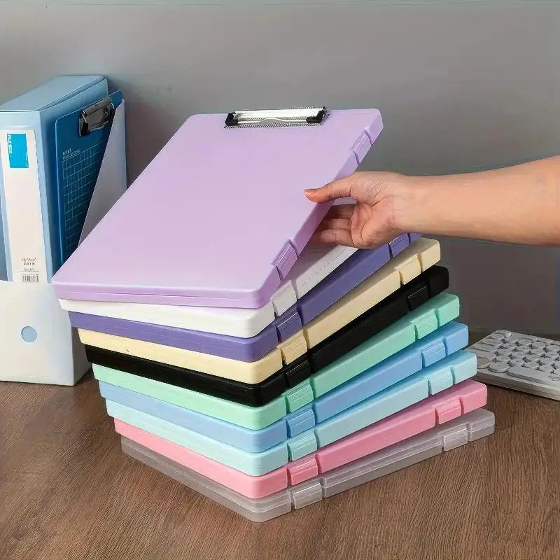 Folder Storage Box Multifunctional Desktop Organizer Suitable Daily Qme